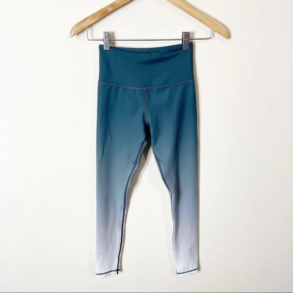 Zyia Light n Tight Jade Ombre High Rise Leggings Size XXS - Picture 2 of 7